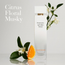 Swatch de sevric : WHITE TEA mandarin blossom, Elisabeth arden