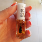 Swatch de Mon_Quotidien_Malin : Essie Apricot huile cuticule Vernis à ongles soins Transparent, Essie