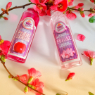 Swatch de Moraei : Gel douche pomme d'amour, Les petits bains de Provence