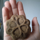 Swatch de Clémentine Lctr : Shampoing naturel solide douceur, Druydes