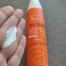 Swatch de zaz19 : Spray Solaire SPF 50 Très Haute Protection, Avène