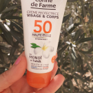 Swatch de tonita : Crème protectrice visage et corps, Corine de Farme