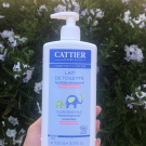 Swatch de mumlife_enjoy : Lait de toilette bébé visage & corps, Cattier