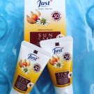 Swatch de mumlife_enjoy : Crème solaire IP30, Just en France