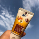 Swatch de mumlife_enjoy : Crème solaire IP30, Just en France