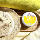 Swatch de Mostabledi : Baume gourmand karité Monoï de Emma Noël, Emma Noël