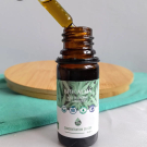 Swatch de miniwinnie : Huiles de CBD bio 5%, Biocalma