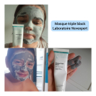 Swatch de miniwinnie : Masque triple black, Novexpert