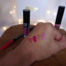 Swatch de skincarebeaute5 : Encre a levres et crayon, Makeup Atelier