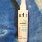 Swatch de carine44 : Spray solaire très haute protection spf 50, Soskin