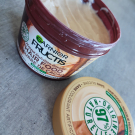 Swatch de zaz19 : Masque Nutrition Boucles Beurre de Cacao - Fructis Hair Food, Garnier Fructis