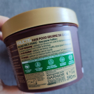 Swatch de zaz19 : Masque Nutrition Boucles Beurre de Cacao - Fructis Hair Food, Garnier Fructis