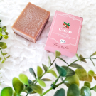 Swatch de Beauty_cosmetic_ : SAVON À FROID CACAO RUBY BIO, DISTILLERIE LUEUR DU SUD