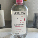 Swatch de Glycine : Créaline H2O Solution Micellaire Démaquillante, Bioderma