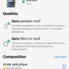 Swatch de Glycine : Aciana botanica - Mousse d'eau nettoyante peau nue divine Bio, Sanoflore