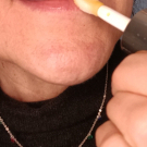 Swatch de skincarebeaute5 : Eclat Minute Huile Confort Lèvres, Clarins