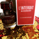 Swatch de Genevievebillet : L'interdit eau de parfum rouge, Givenchy