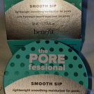 Swatch de MINI03 : The POREfessional - Smooth Sip - Gel crème hydratant, Benefit Cosmetics