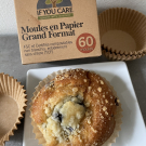 Swatch de NADO27 : BOÎTE DE 60 MOULES EN PAPIER IF YOU CARE, Abonéobio