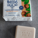 Swatch de zaz19 : Savon soin surgras beurre de karité, Le Petit Marseillais