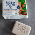 Swatch de zaz19 : Savon soin surgras beurre de karité, Le Petit Marseillais