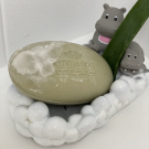 Swatch de Mygtesteuse : SAVONNETTES ALOE VERA 3X150G, Emma Noël