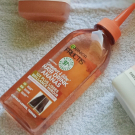 Swatch de DoriouneTwins2022 : Soin lamellaire Hair Drink Ananas, Garnier