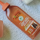 Swatch de DoriouneTwins2022 : Soin lamellaire Hair Drink Ananas, Garnier