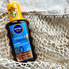 Swatch de Jade : Spray solaire Protect & Bronze - Nivea Sun, Nivea
