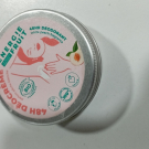 Swatch de Lilymi : Déo crème pêche blanche, Energie Fruit