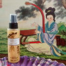 Swatch de d...illon : Huile de corps pailletée, Dr renaud