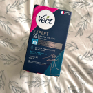 Swatch de Jade : Bandes de cire peaux sensibles aisselles, Veet