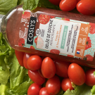 Swatch de Mygtesteuse : GELÉE DE DOUCHE ADOUCISSANTE FRAISE ET TOMATES BIO, Coslys