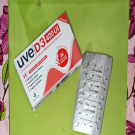 Swatch de Paillettes cosmiques : UVE D3, Crinex