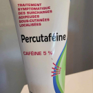 Swatch de Clavie : Percutaféine Gel, Laboratoires Pierre Fabre