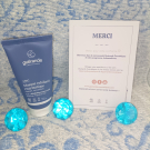 Swatch de Paillettes cosmiques : Masque exfoliant enzymatique, Guérande Cosmetics