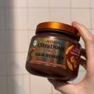 Swatch de Jade : Masque Reconstituant Trésors de Miel - Ultra Doux, Garnier