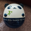 Swatch de Olivia1423 : Panda's Dream White Sleeping Pack - Masque de nuit révélateur d'éclat, Tonymoly