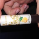 Swatch de liloux937 : Baume Lèvres Poire & Cacao, Yves Rocher