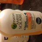 Swatch de Mimille15 : Clear Protect Spray Corps Transparent Ambre Solaire, Garnier