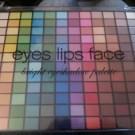 Swatch de Sa-ku-rah : Palette Pro 144 ombres à paupières, Edition Limitée Bright, Eyeslipsface