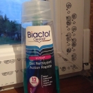 Swatch de Mariie PTK : Gel nettoyant, Biactol - Clearasil