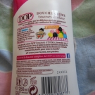 Swatch de margotlussiez : Douche crème douceurs d'enfance parfum haribo dragibus, Dop