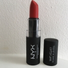 Swatch de lenadfrt : Matte Lipstick, NYX