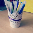 Swatch de Saphyra : Pot en fer Skurar, Ikea