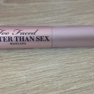 Swatch de Hono1604 : Better Than Sex Mascara, Too Faced