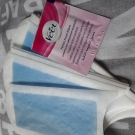 Swatch de 1234 : Bande de Cires maillots aisselles Peaux Sensibles, Veet