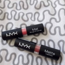 Swatch de clocloe285 : Matte Lipstick, NYX
