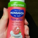 Swatch de clocloe285 : Déodorant Douceur lait grenade & fleur de jasmin - Compressé, Monsavon