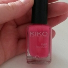 Swatch de clocloe285 : Nail lacquer - Vernis action fortifiante et durcissante, Kiko